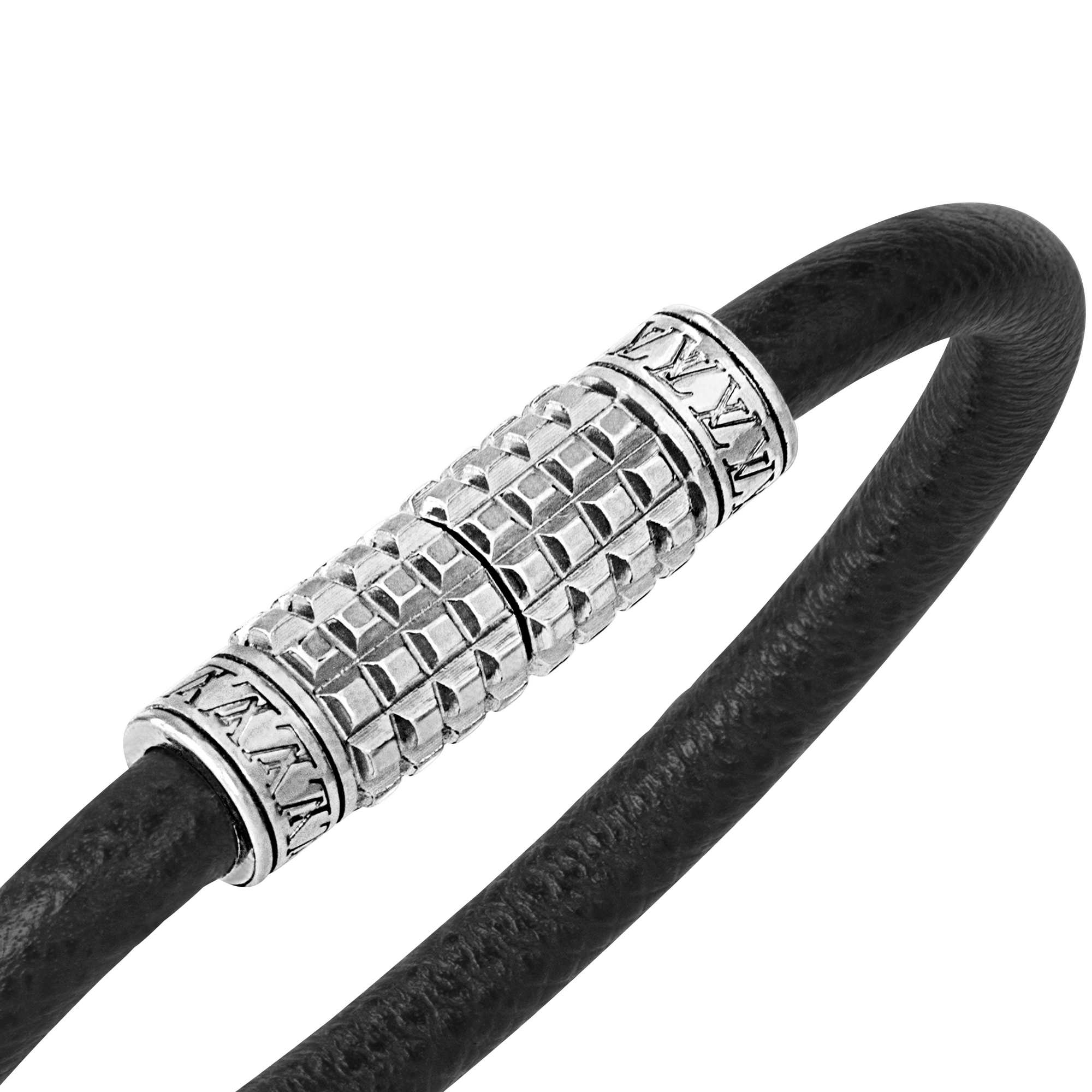 Digit Bracelet - Luxury Damier Graphite Canvas Grey | LOUIS VUITTON